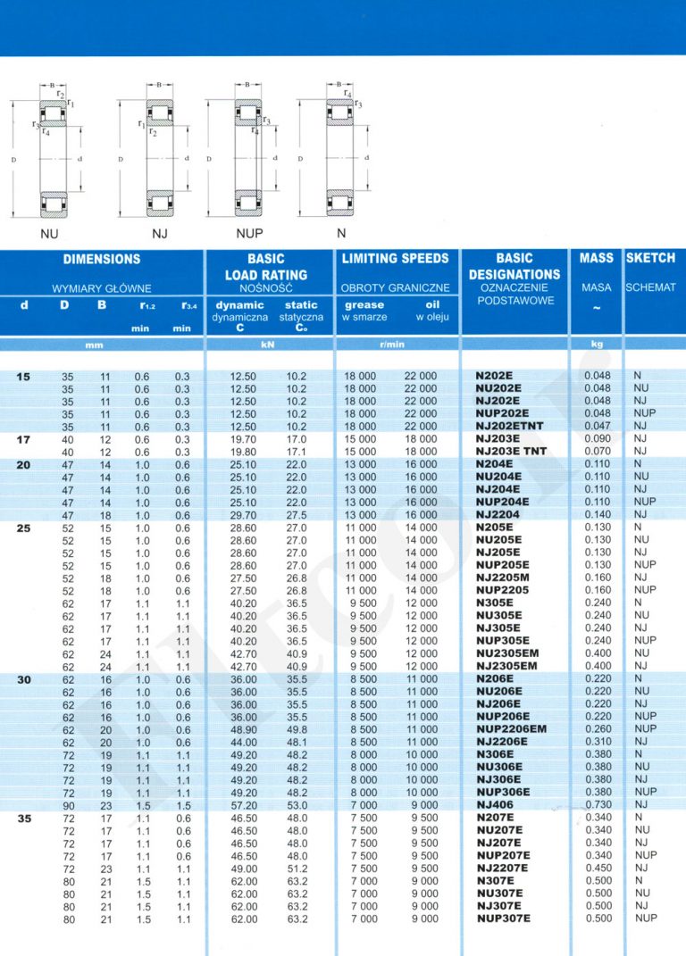 Cylindrical Roller Bearings